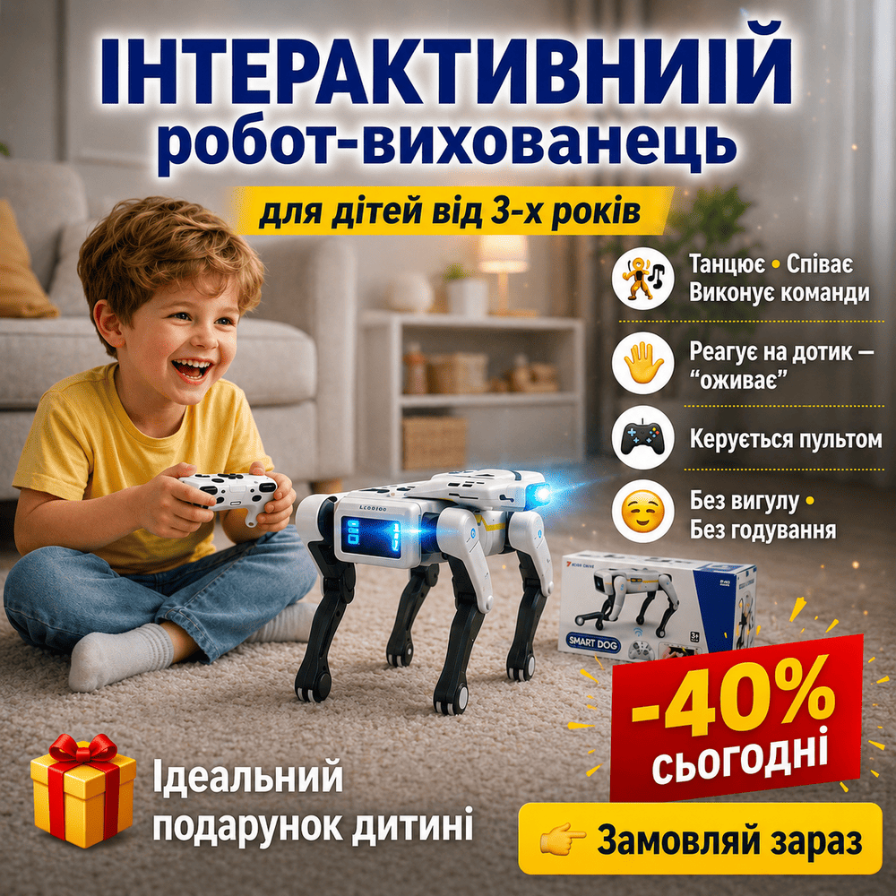 Інтерактивний Smart Dog — як справжній песик